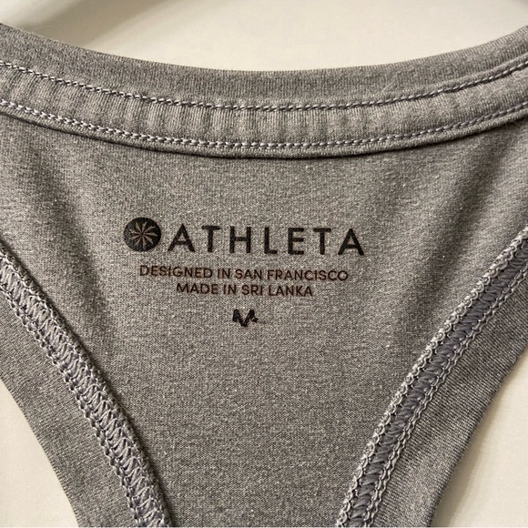 Althleta Grey Racerback Tank Top M - Picture 5 of 7